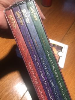 Harry Potter Cinematic books collection (((4 books for $20 NEW)))