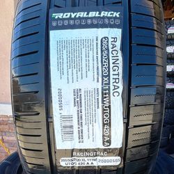 265/50ZR20 XL 111W Royal Black RacingTrac Tires – Brand New – Free Installation & Balancing