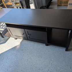Bush Furniture Broadview TV Stand in Espresso Oak for TV's up to 75 inches