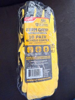 10 large size construction working gloves
