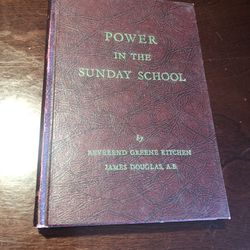 Vintage 1956 Power In The Sunday School Book