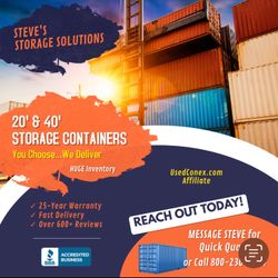 20’ & 40’ Storage Containers