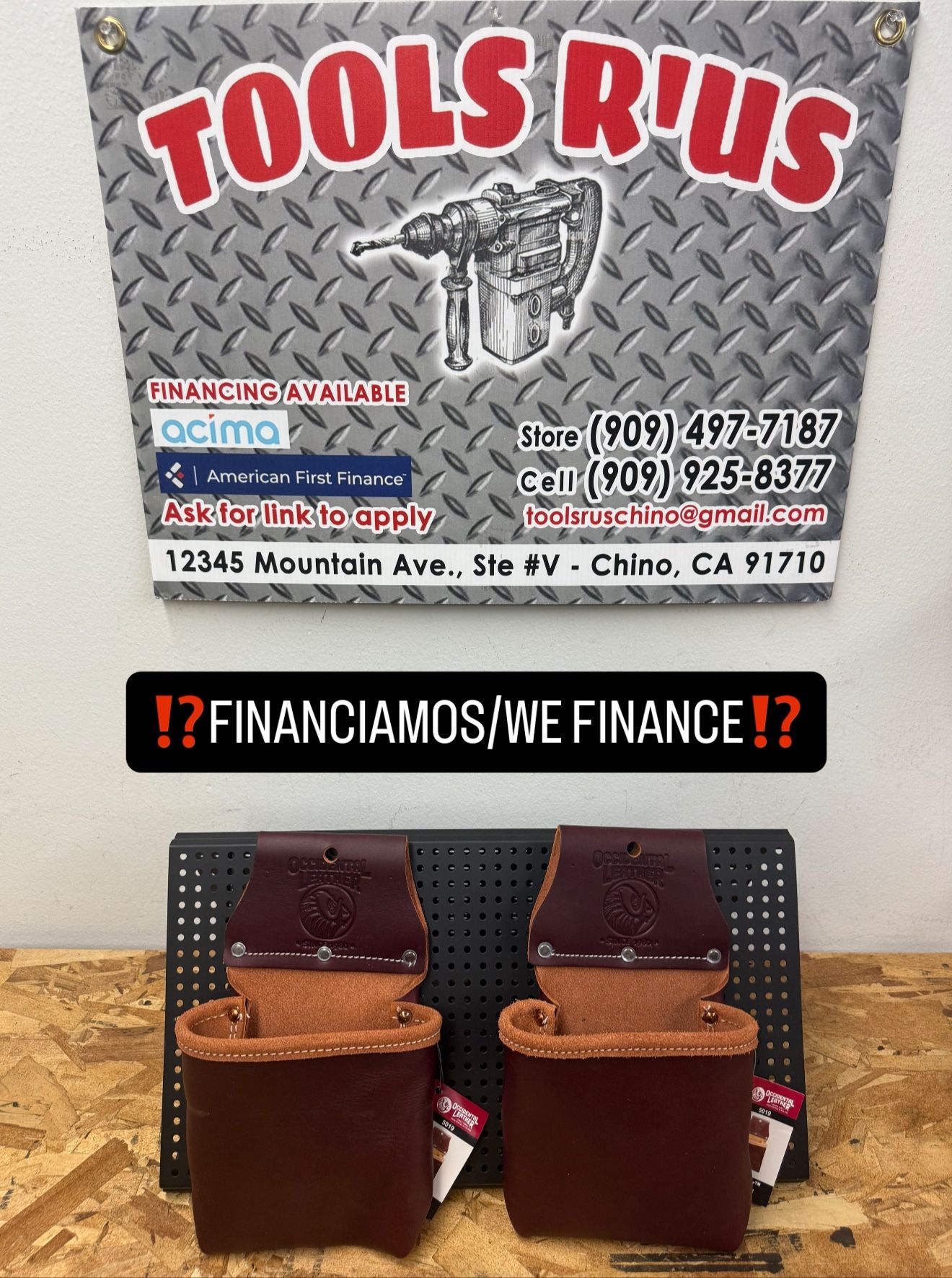5019 OCCIDENTAL LEATHER Pro Leather Utility Bag(EACH)**(FINANCIAMOS/WE FINANCE)**