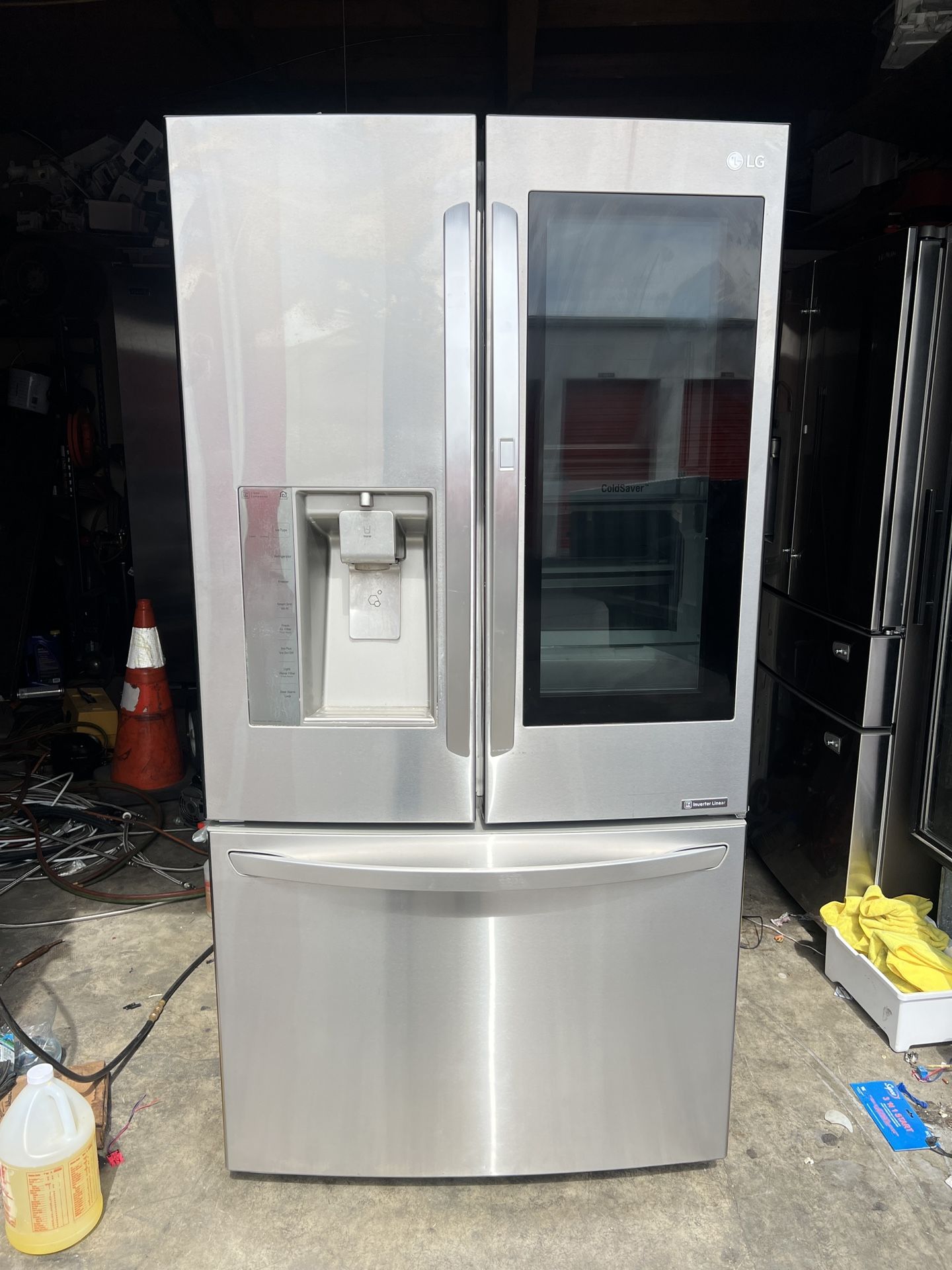 Lg French Door Refrigerator Stainless Steel ( Instaview / Instaview