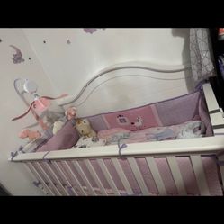 White Baby Crib