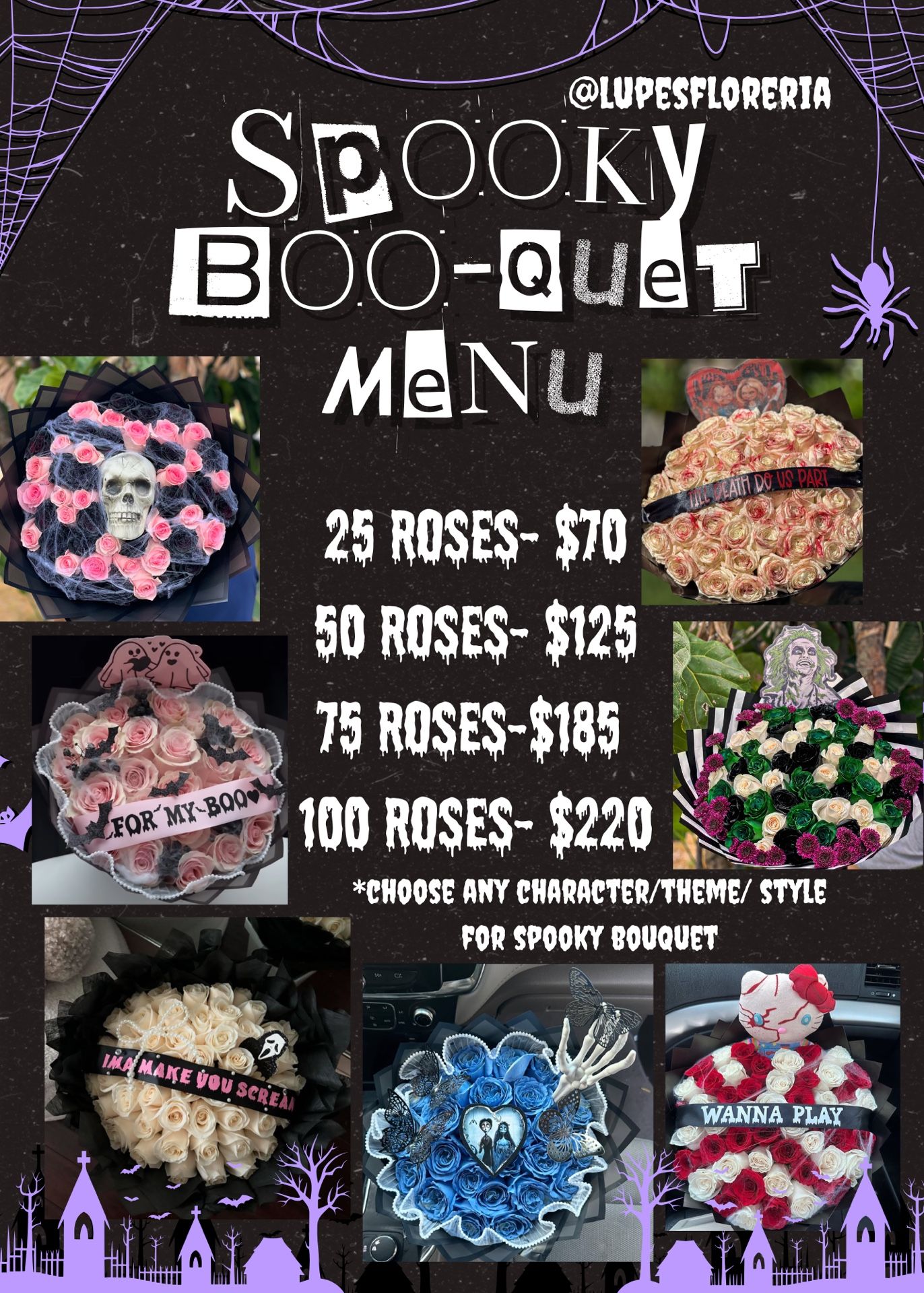 Spooky Bouquets