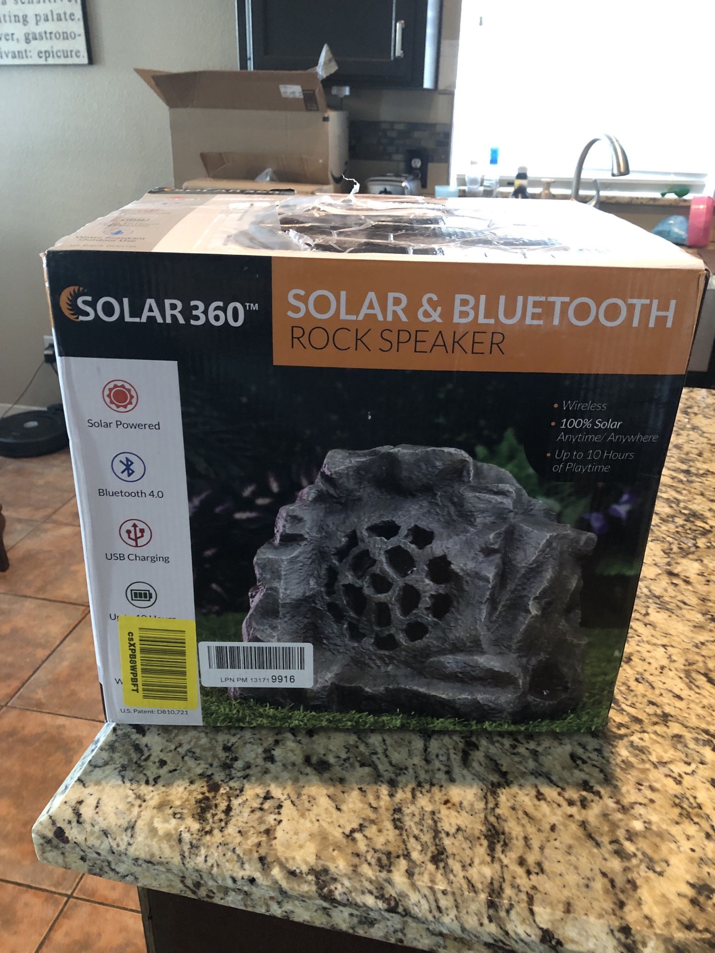 Solar 360 solar Bluetooth rock speaker