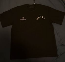 Amiri Varsity Logo T-Shirt Dark Brown