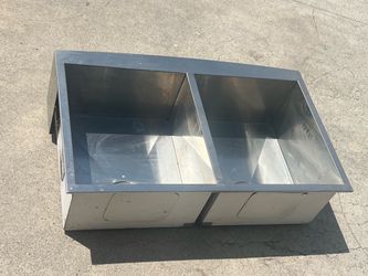 Stainless steel sink farmhouse apron
