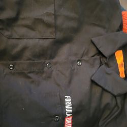 Formula Drift Black Button Down Shirt 