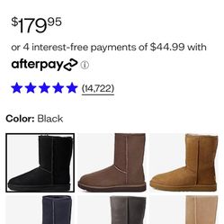 Women's UGG Boots Black - New!