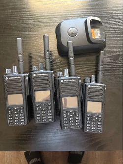Motorola walkie-talkies