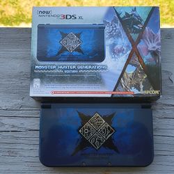 New Nintendo 3DS XL Monster Hunter Generations CIB