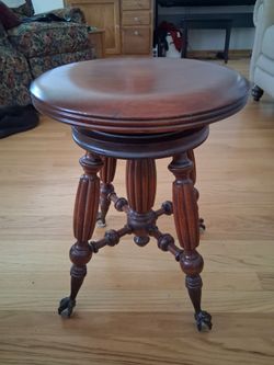 Beautiful Antique Piano Stool