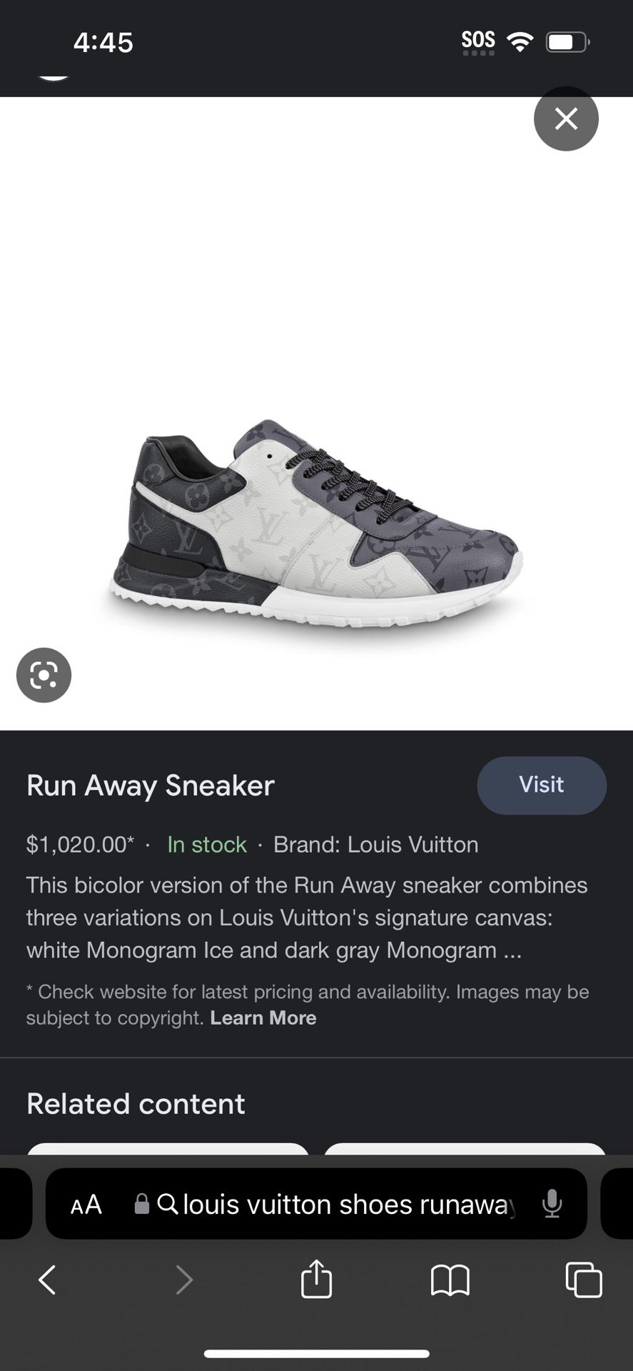 LV “Louis Vuitton” runaway sneakers for Sale in Los Angeles, CA - OfferUp
