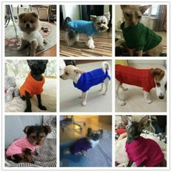 8 Small Dog Sweaters Bundle