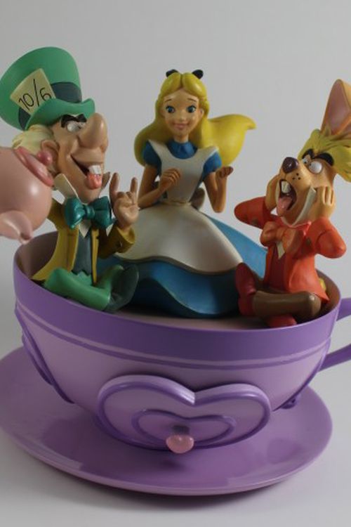 Disney Alice In Wonderland Teacup Figurine Figure Statue