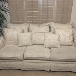 Cream Colored Sofa