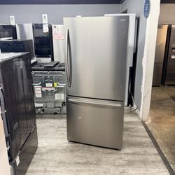👑Mora Stainless Steel Bottom Freezer Refrigerator 👑 31.1 (width) 😍FINANCING AVAILABLE 😍