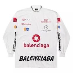 Balenciaga Top League Long Sleeve T-Shirt
