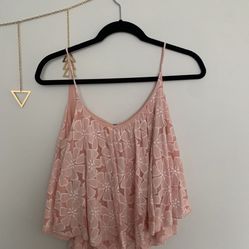 Pink Crop Top