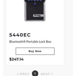 Master Lock 5440 EC Bluetooth Lockbox