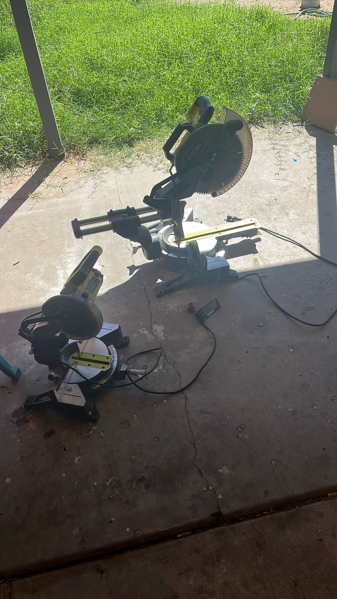 10” Table Saw, 12”and 7 1/4 Saw