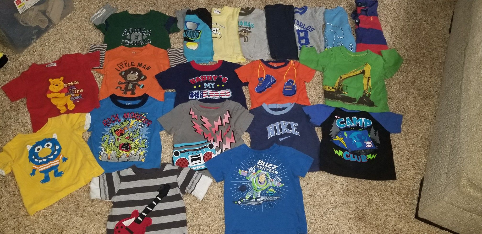 20 Piece 12 Month Shirt Lot