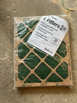 16x20x1 Air Filter Furnace Filters 4 pack