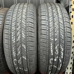 235/55/20 Bridgestone Alenza sport a/s 2023 90% pair only