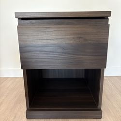 IKEA brown bedside table / nightstand