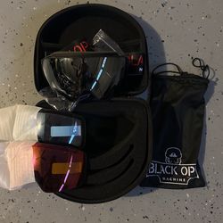 GOGGLES UTV MOTO SXS BLACK OPS MACHINE