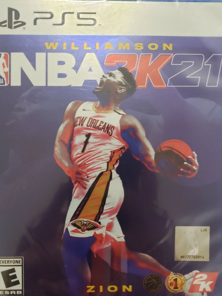 Sony Playstation 5 NBA 2K21 New Sealed PS5 Game