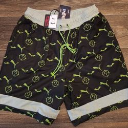 Puma X Batman The Riddler Shorts Size Medium