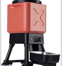 14L Automatic Dog Feeder for Large Breed – Extra Large Capacity, Anti-Blockage, Timed Auto Dog Food Dispenser, Dual Power Supply, Stainless Steel Bowl