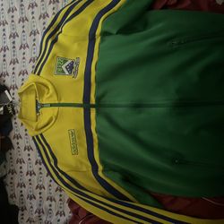 Brazil Vintage Adidas jacket Size Medium 