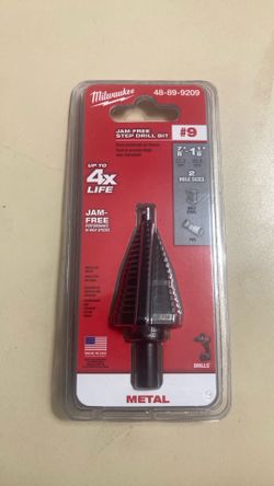 Milwaukee Jam Free Step Drill Bit #9
