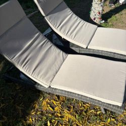 Patio Lounge Chairs Tanning Chairs Sun Tanning Chairs Poolside Loungers Brand New Patio  Chase Lounge Chairs