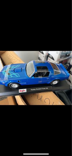Toy car Pontiac  blue 1979 1/18 trans am