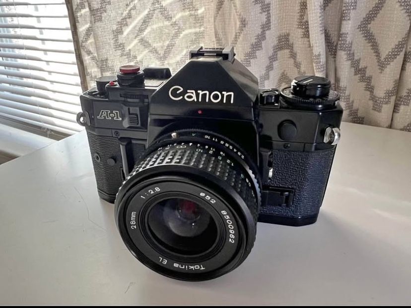 Canon A-1 Camera Kit – Mint Condition