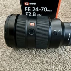Sony 24-70mm f/2.8 GM Lens – Excellent Condition- $950