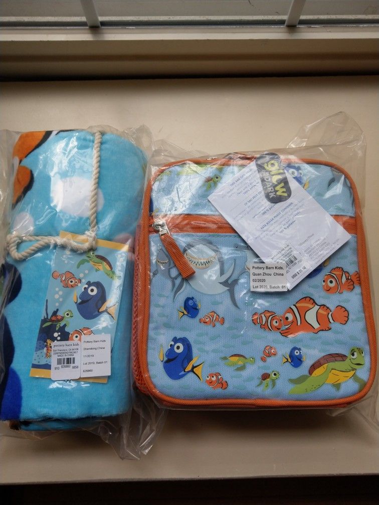 Finding Nemo Lunch Bag Towel Set BNWT