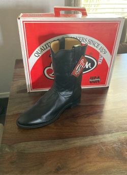Justin Black Roper Boots