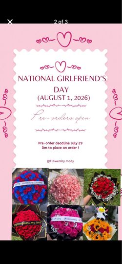 National girlfriends day bouquet