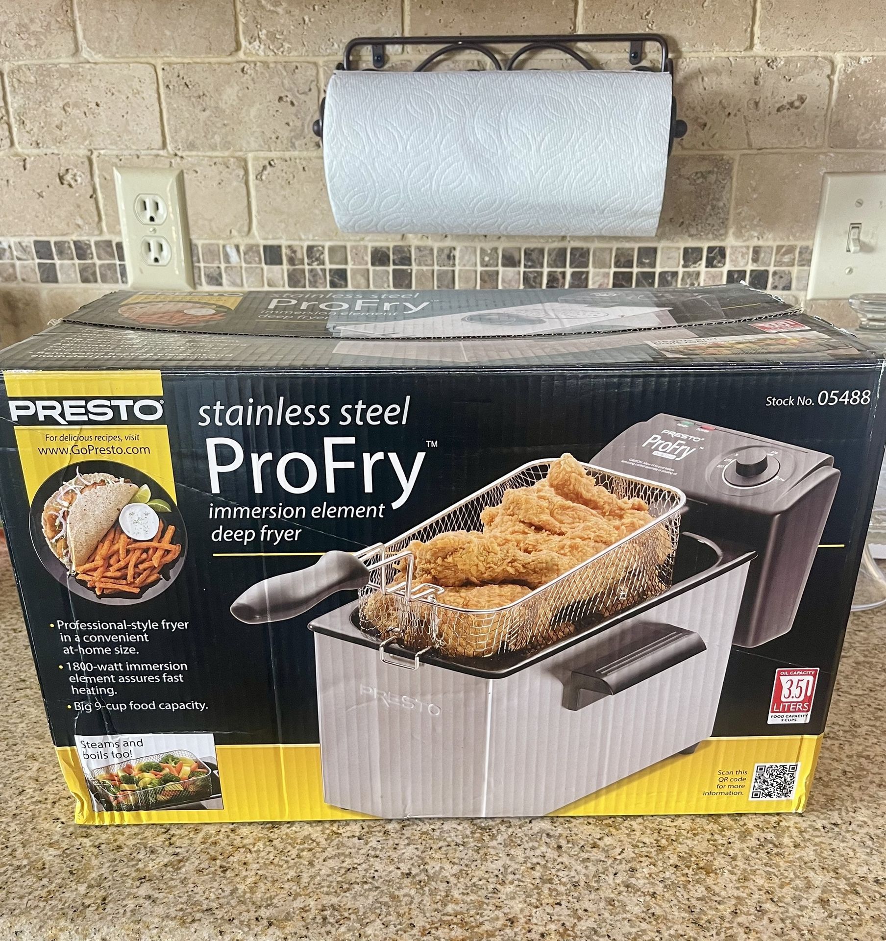 Electrical deep fryer