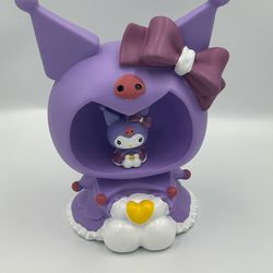 Light and Sound Karomi Piggy Bank Purple and Purple.