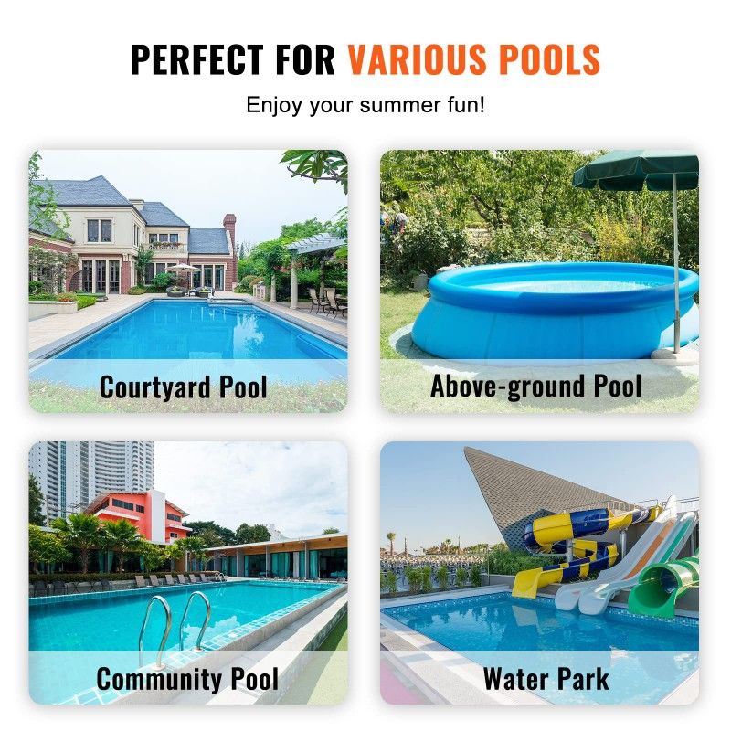 VEVOR Sand Filter Pump for Above Ground Pool, 14" Sand Filter, 3/4 HP Pool Pump w/ Automatic Timer, 3000GPH, 115V, 6 Way Valve, Sand Filter Combo Set,