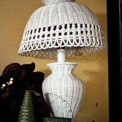 Wicker Lamp 