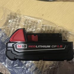 Milwaukee Charger M18 RED Lithium Cp1.5 Brand New Never Used 