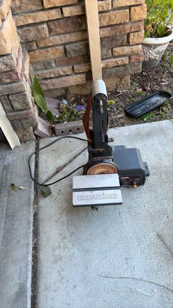 Craftsman heavy duty belt disc sander works very good